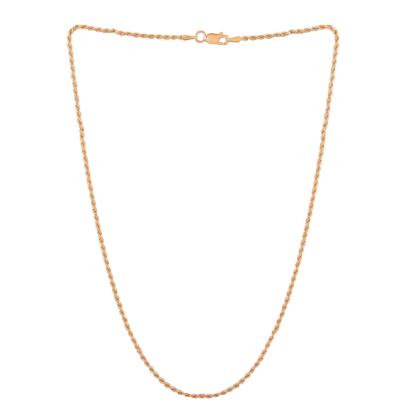 Rose-Gold Sleek Rope Chain