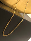 Gold Beads and Tube chain