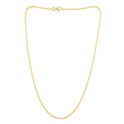 Gold Beads and Tube chain