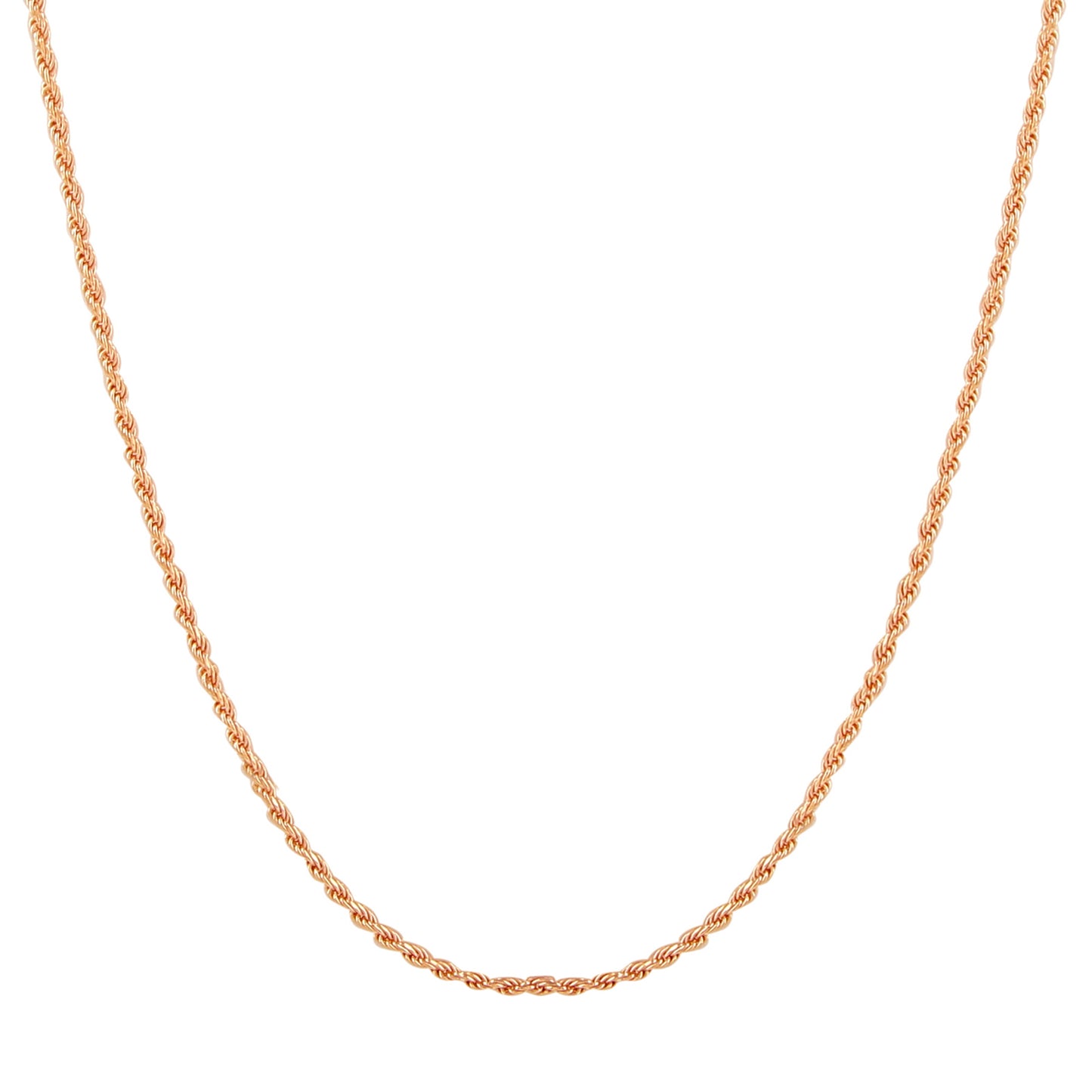 Rose-Gold Sleek Rope Chain