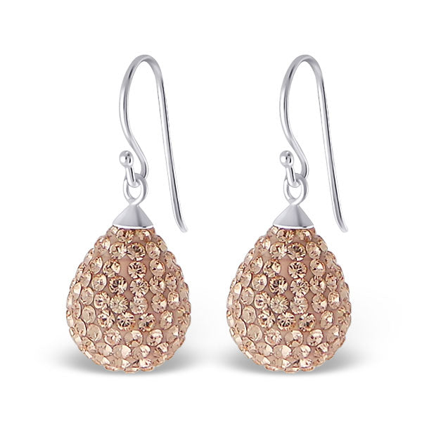 Crystal Dew Drop Earrings