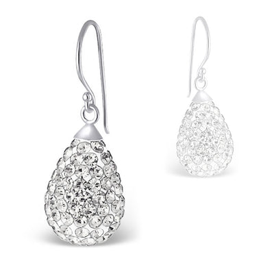 Crystal Dew Drop Earrings