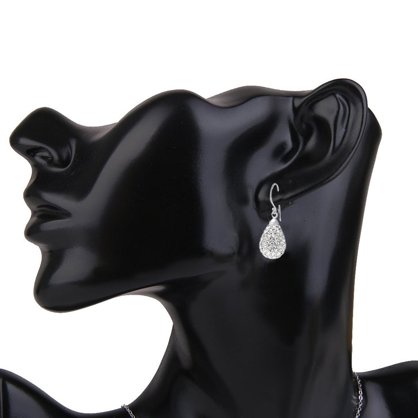 Crystal Dew Drop Earrings