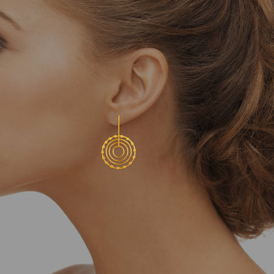 Concentric Circles Earrings