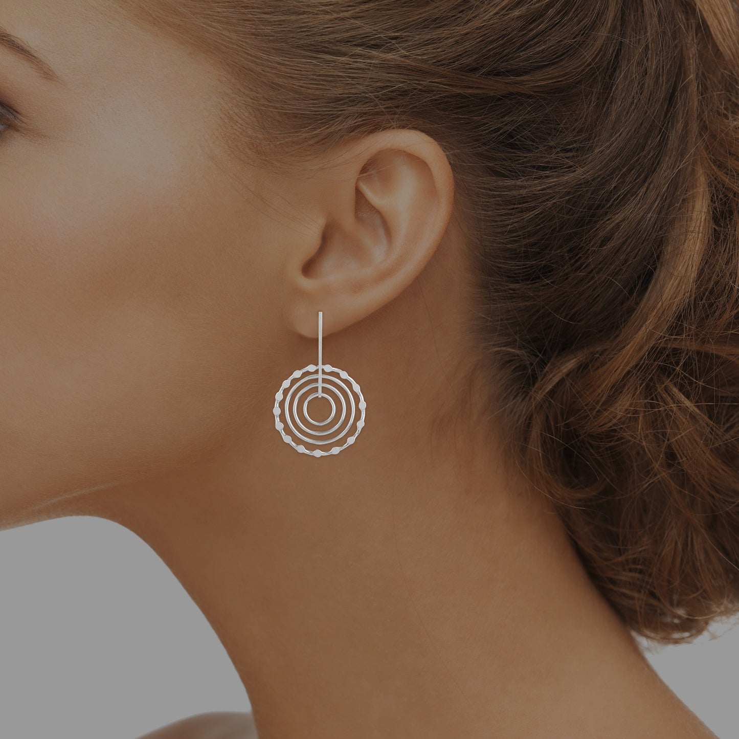 Concentric Circles Earrings