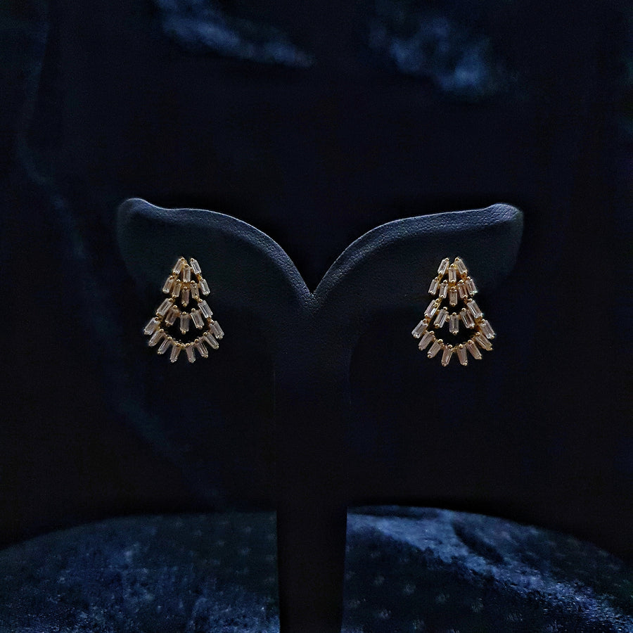 Pyramid Stud Earrings