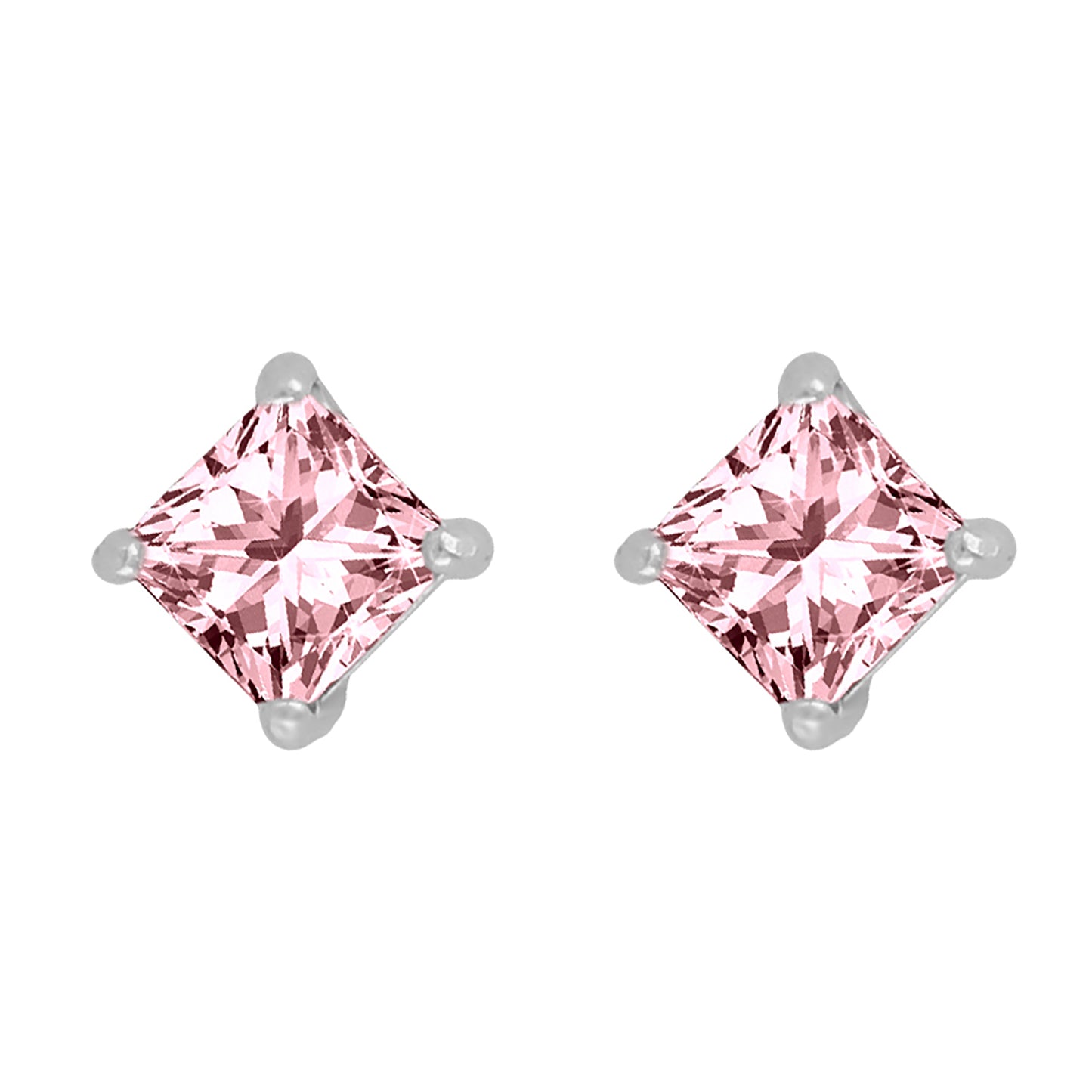 Princess with kaleidoscopic eyes Stud Earrings (Pink)