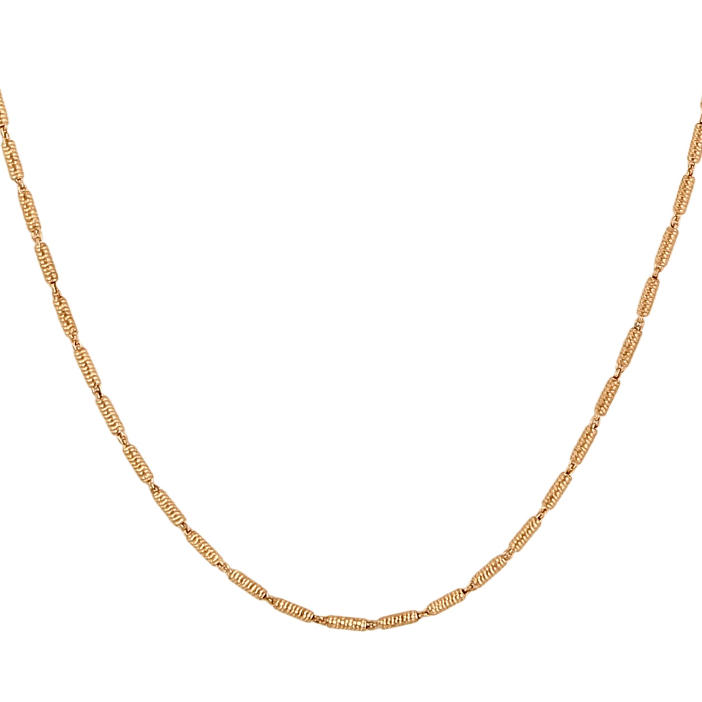 Tubular Trail Chain (Rose Gold)