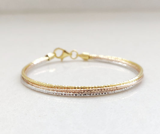 Multi-strands Bracelet - Tricolour (3 lines)