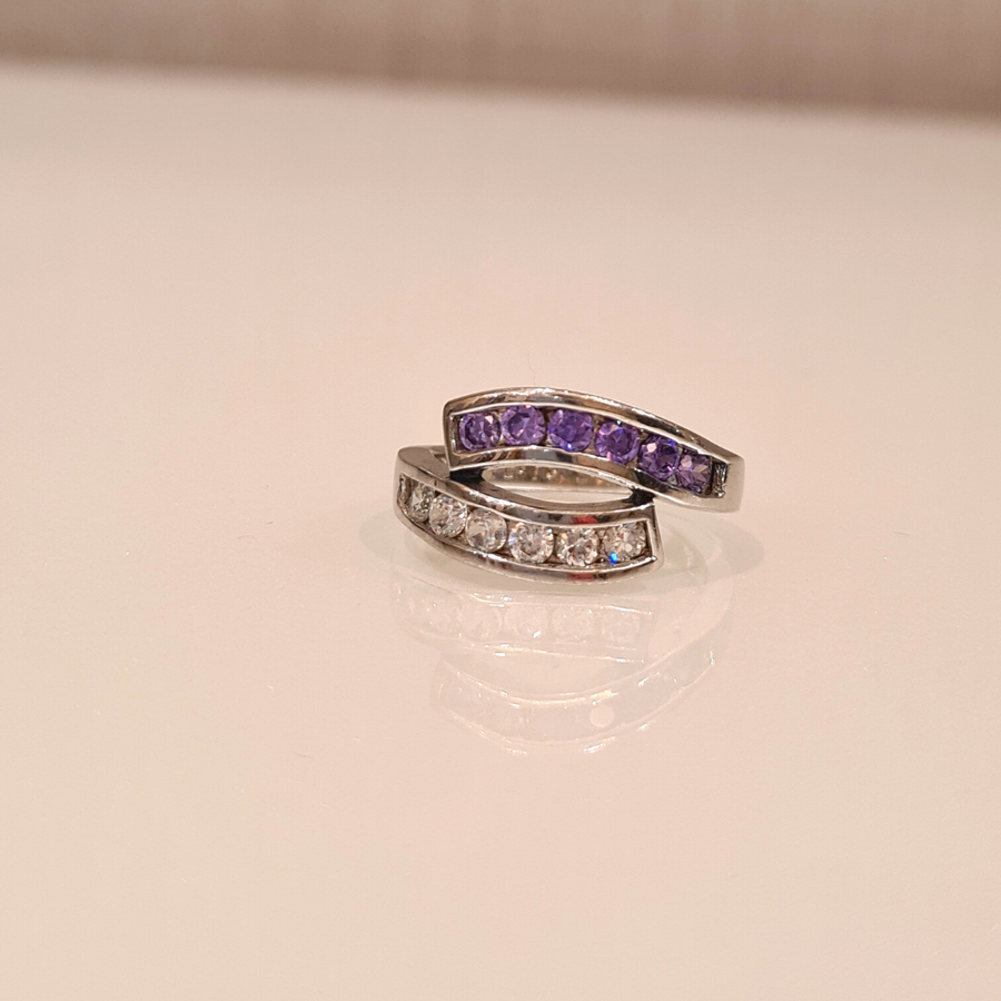 Purple Stones Ring
