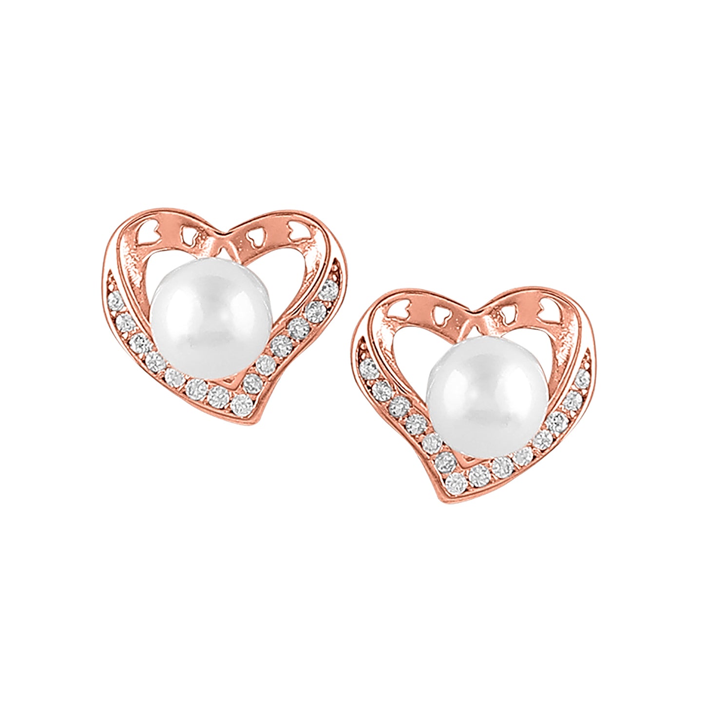 My Heart Goes For You Pendant Earrings Set