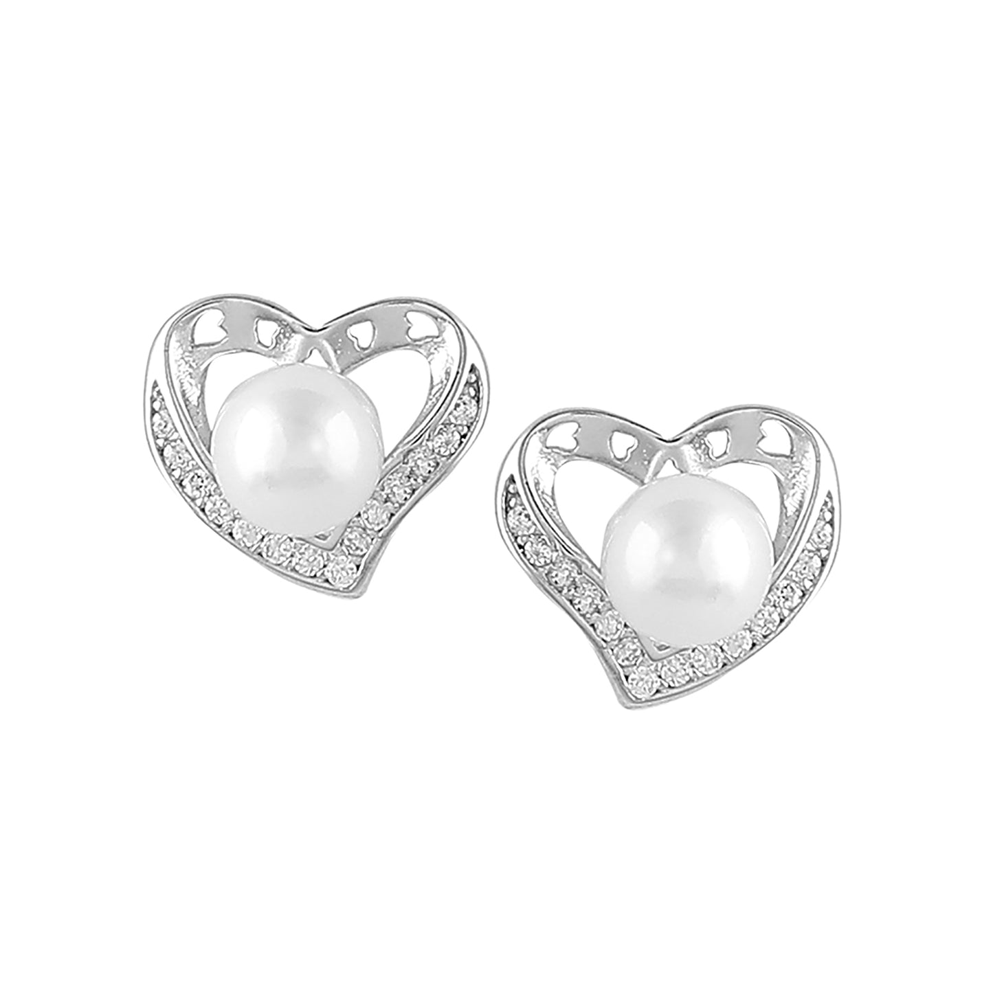 My Heart Goes For You Pendant Earrings Set